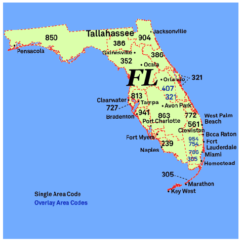 239 Area Code: Location, prefixes, cities, map, time zone and