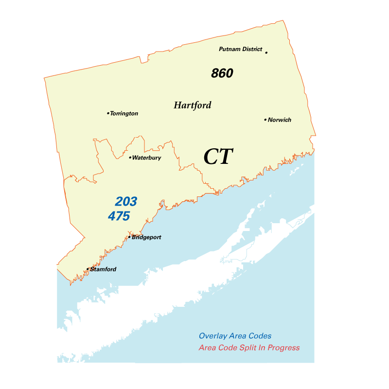 475 Area Code - Bridgeport, CT | TeraCodes